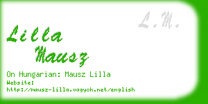lilla mausz business card